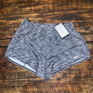 Nike Women's One Dri-FIT Mid-Rise 3" Brief-Lined Shorts